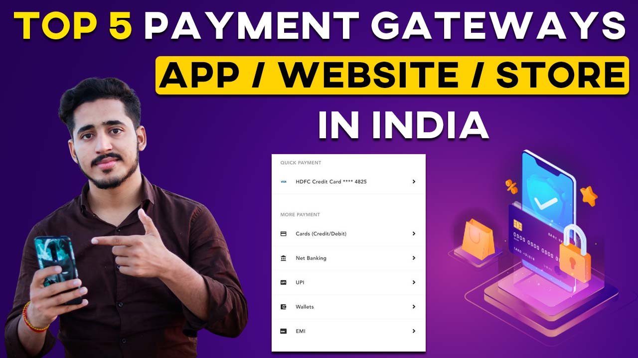 Top 5 Payment Gateways In India For Apps, Website's, And E-Commerce In Hindi | Best Payment Gateways In India For App and Website